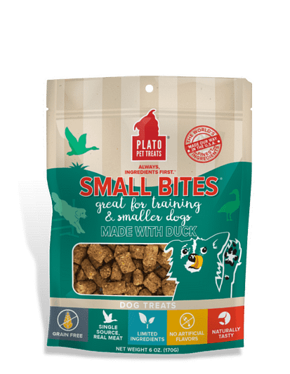 Featured Duck Dog Treats from Plato Pet Treats