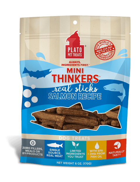 Mini Thinkers Salmon Meat Stick Dog Treats