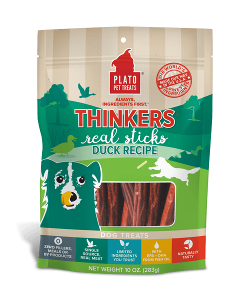 Thinkers Duck Meat Stick Dog Treats