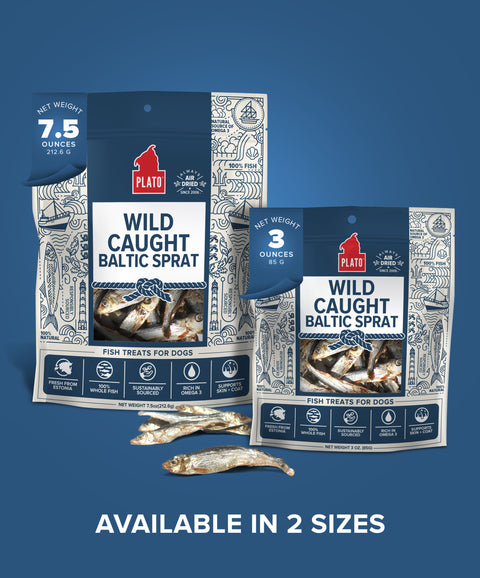 Wild Caught Baltic Sprat Fish Dog Treats