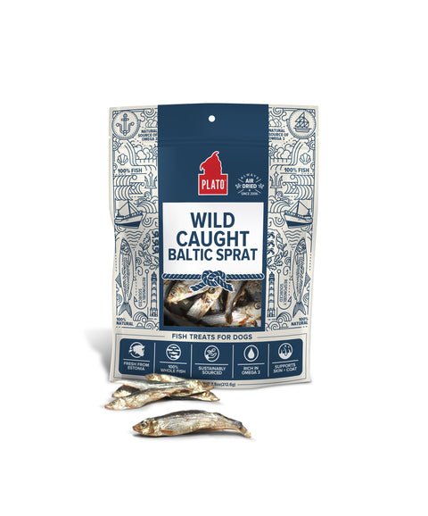 Wild Caught Baltic Sprat Fish Dog Treats
