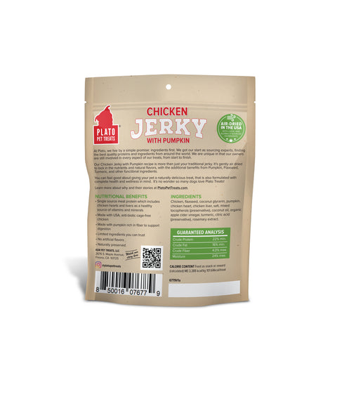 Chicken with Pumpkin Jerky