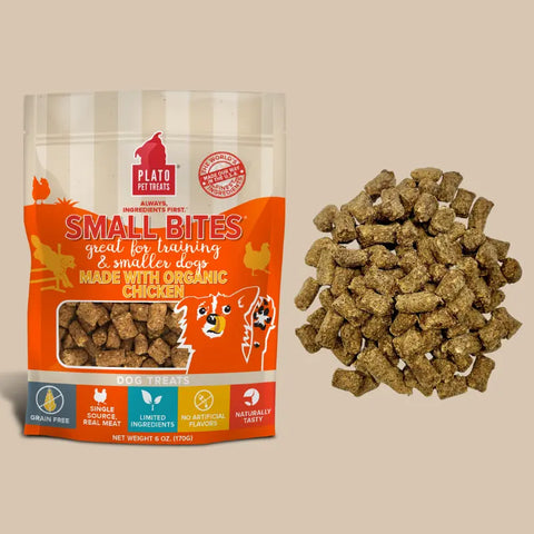 Featured-Product-Blog-Small-Bites-with-Organic-Chicken Plato Pet