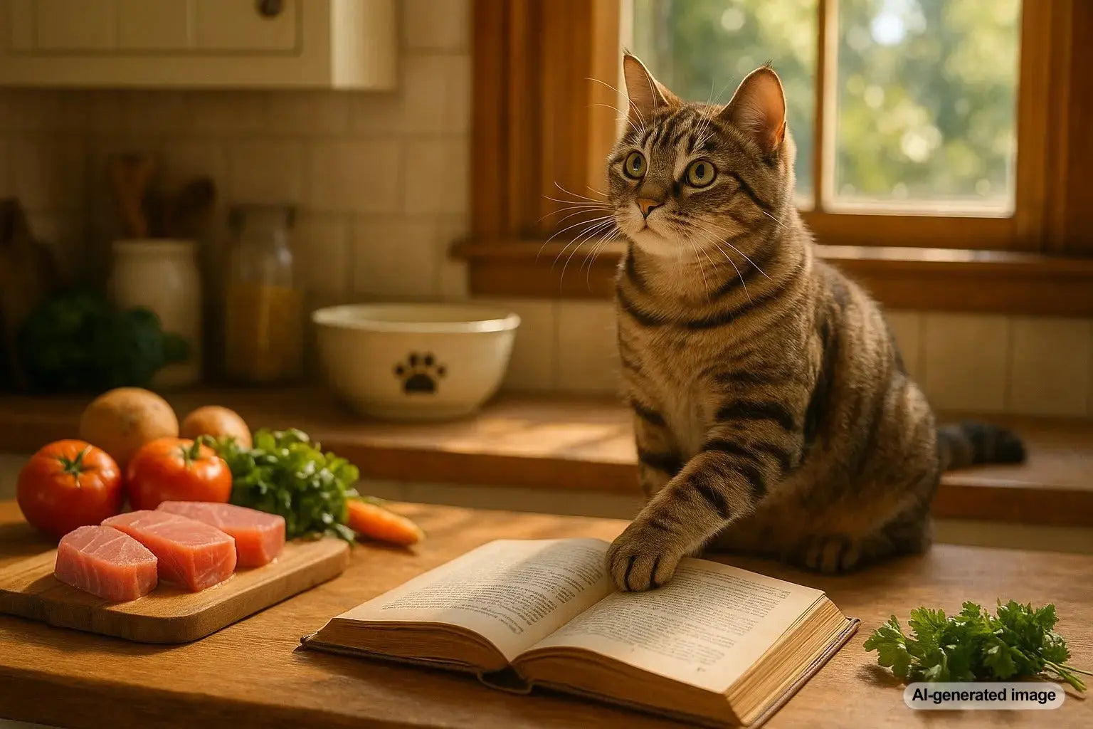 A Cat's Cookbook Tuna Surprise homemade cat treat feature image
