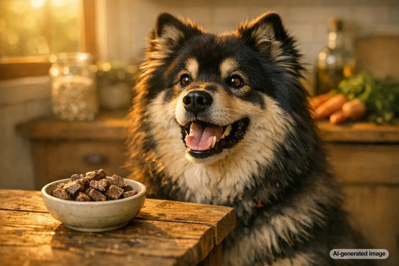 Are liver treats good for dogs with healthy dog enjoying a nutritious treat