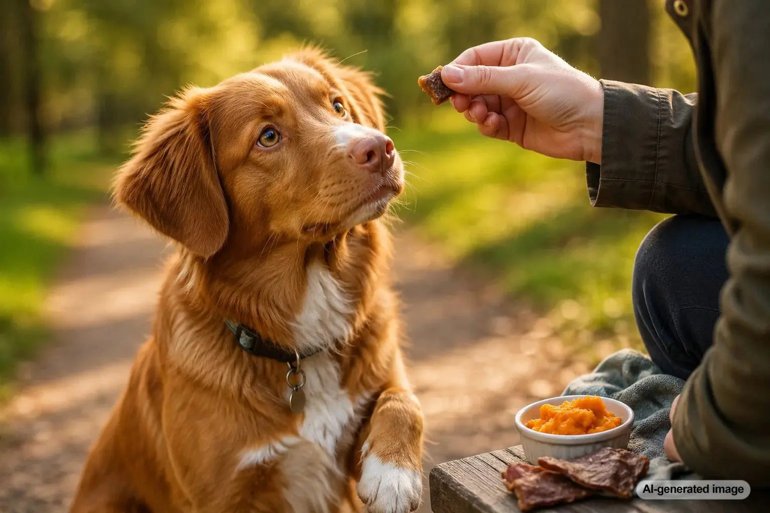 Beef and pumpkin dog treats for savory flavor and digestive support