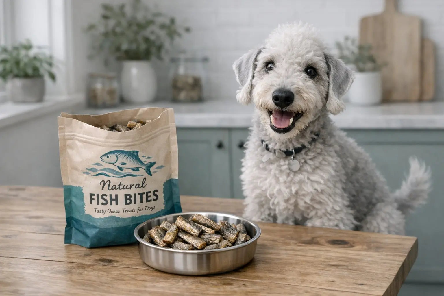 Fish treats for dogs with sensitive stomachs including cod and herring options