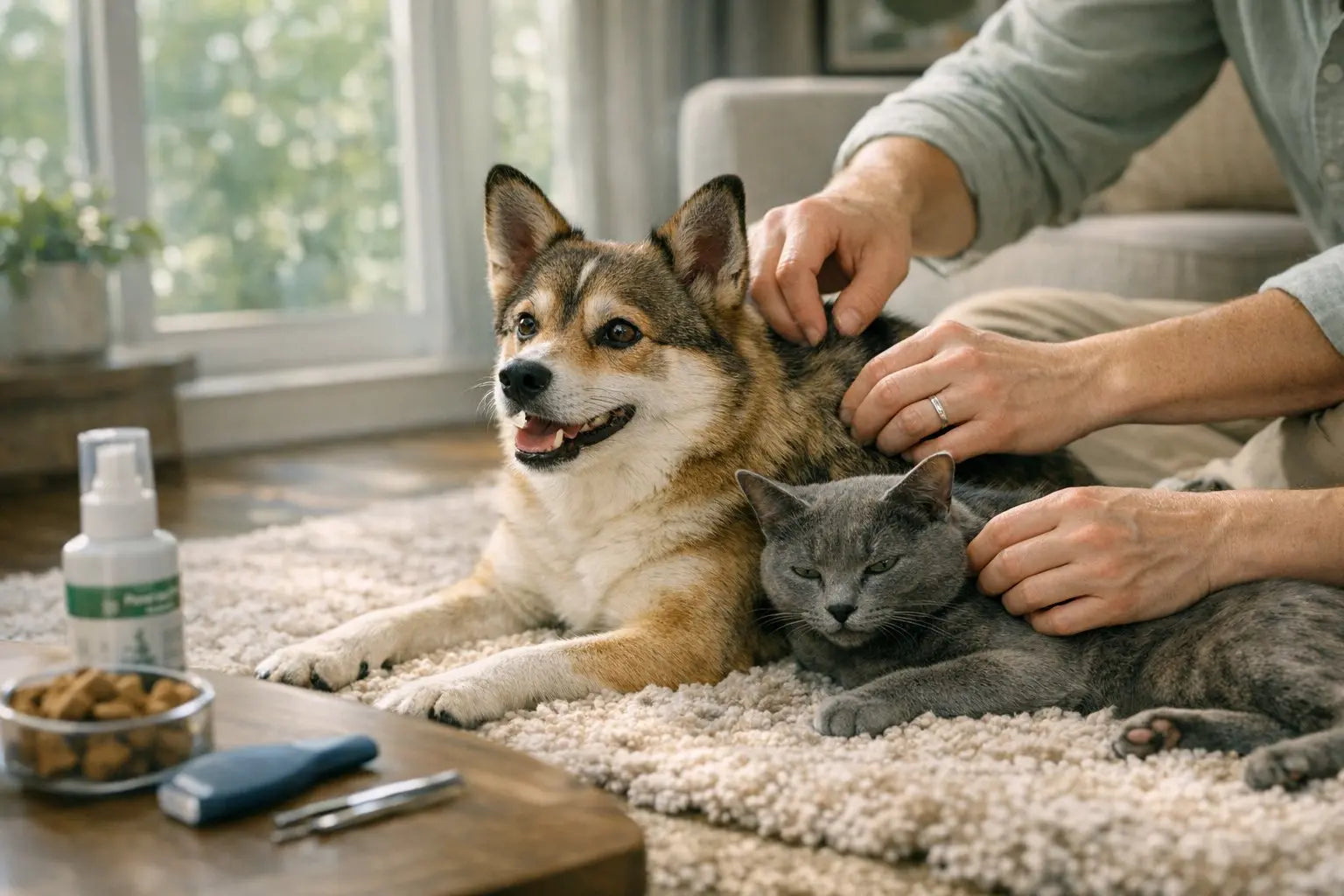 Best flea and tick prevention for dogs and cats with healthy skin and coats