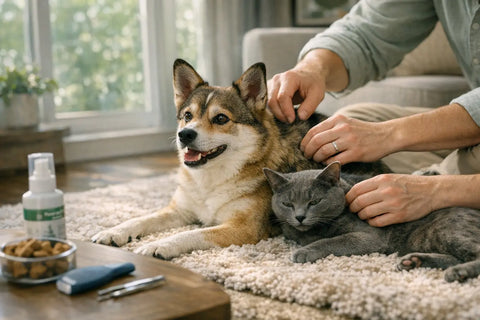 Best flea and tick prevention for dogs and cats with healthy skin and coats