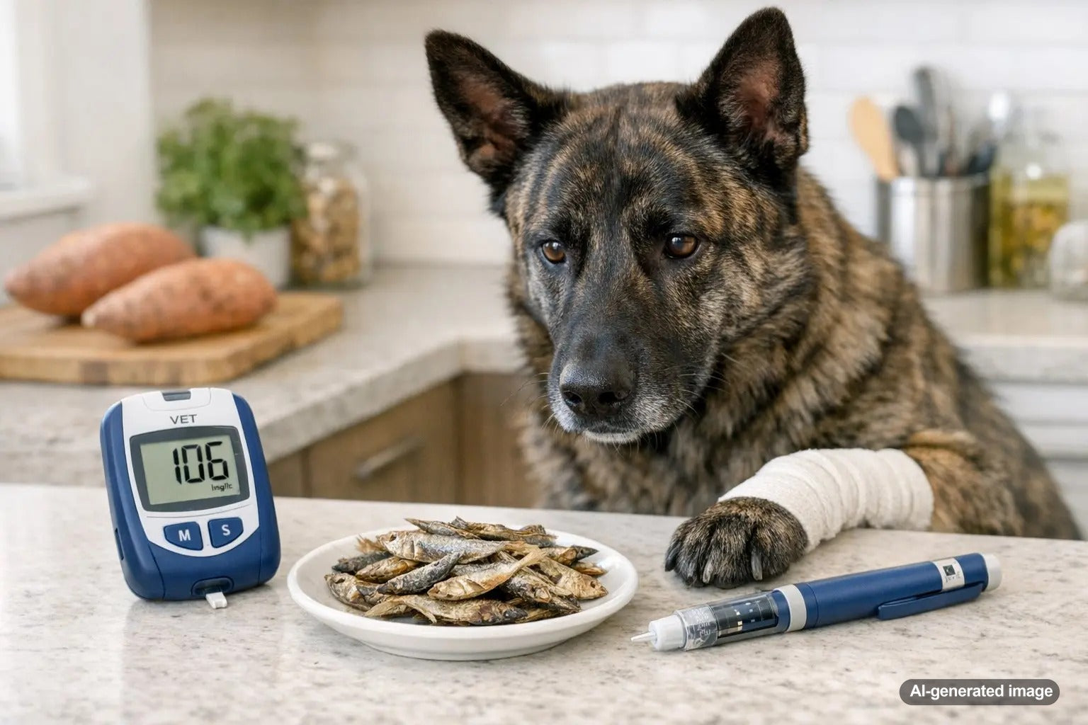 Can Dogs With Diabetes Have Fish Treats? Featured Image