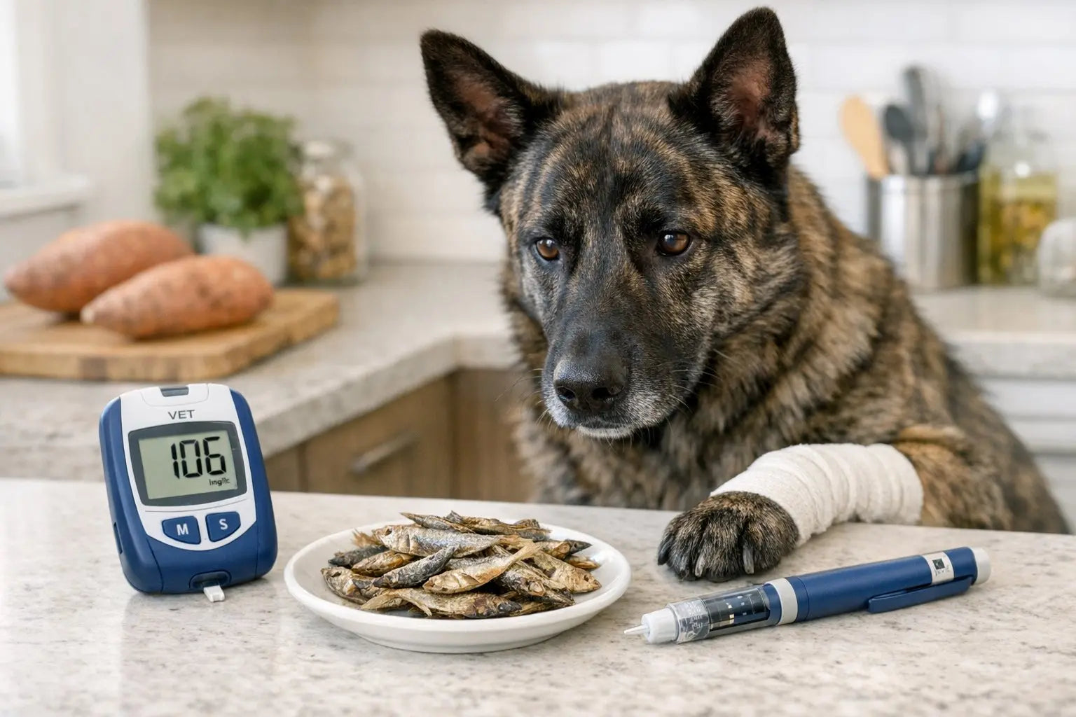Can Dogs With Diabetes Have Fish Treats? Featured Image