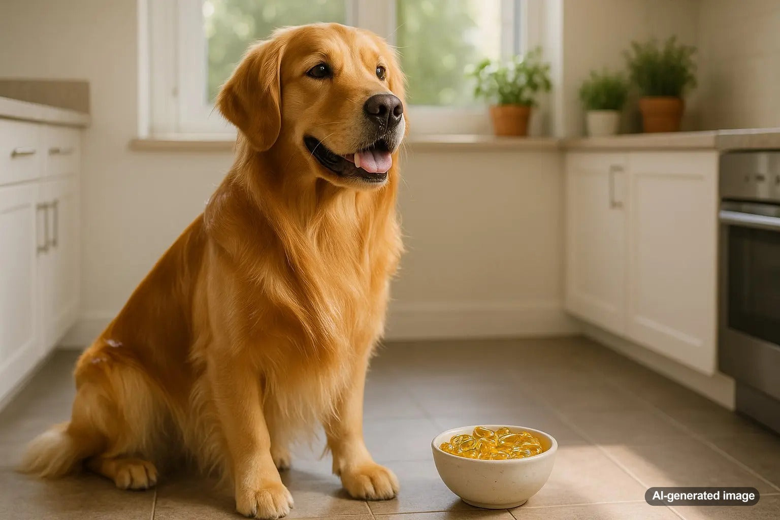 Fish oil benefits for dogs to improve coat health