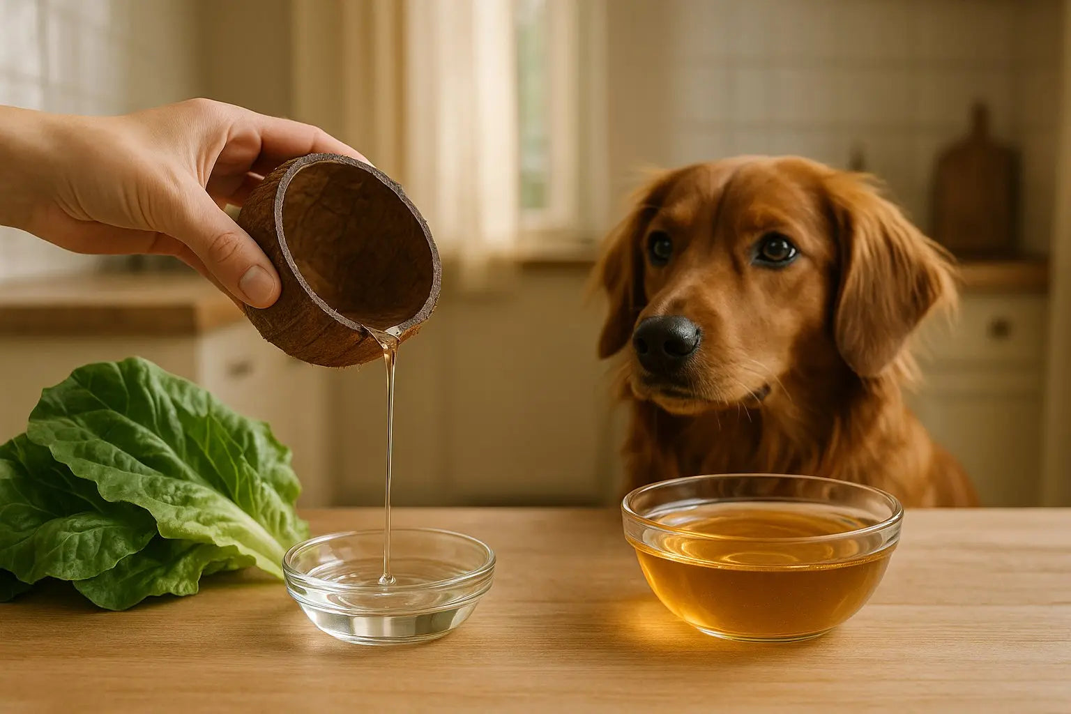 Comparison of coconut glycerin and vegetable glycerin for dogs