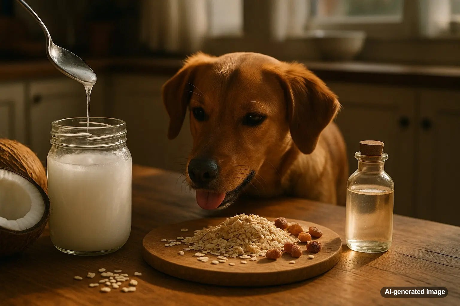 Comparing coconut oil vs coconut glycerin in dog treats for healthy snacking