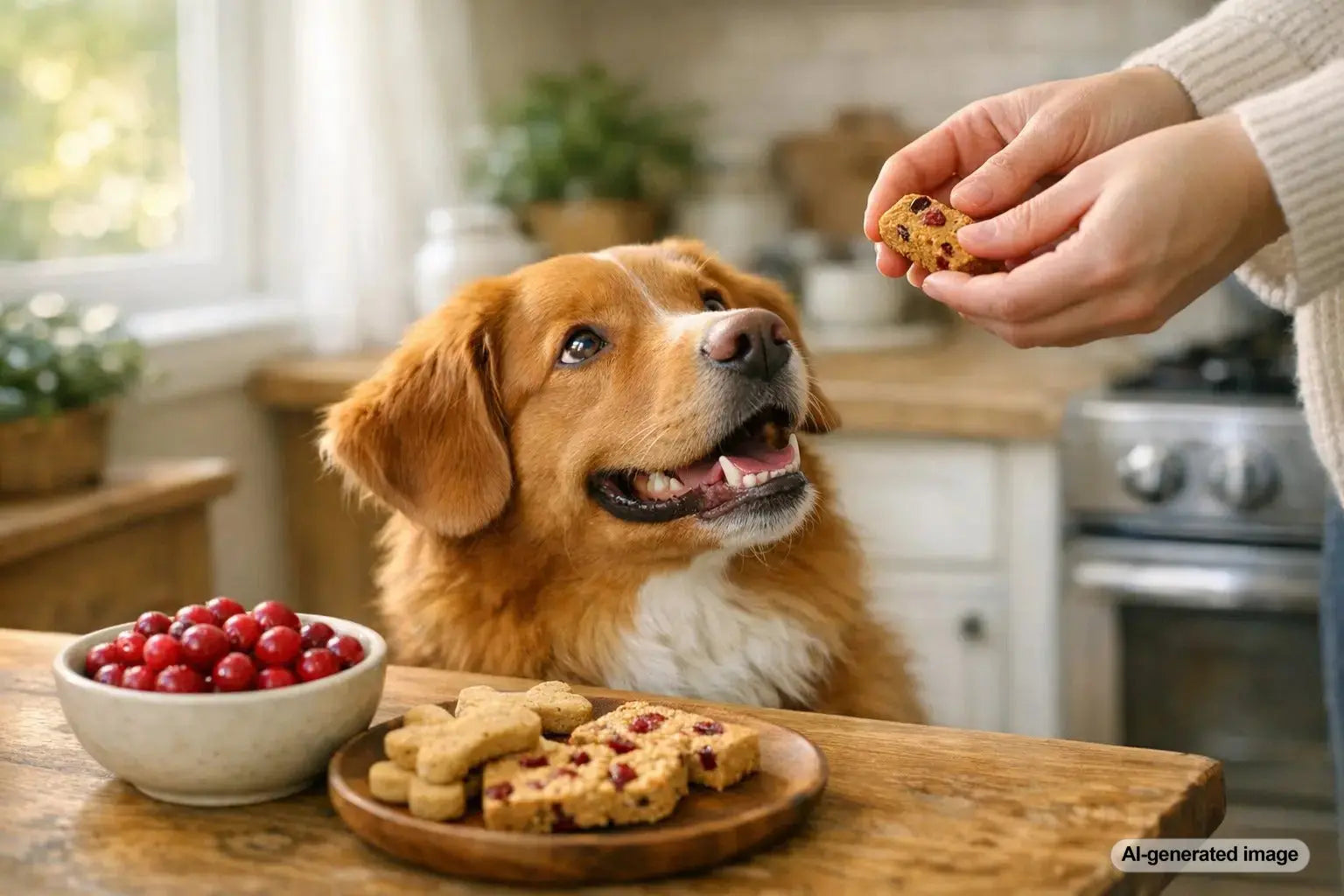 Cranberries for dogs supporting natural urinary health