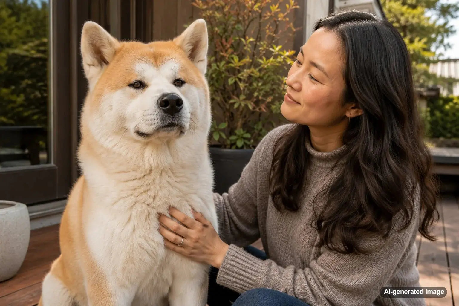 A dignified Akita dog representing loyalty, strength, and the noble spirit of the Japanese guardian breed