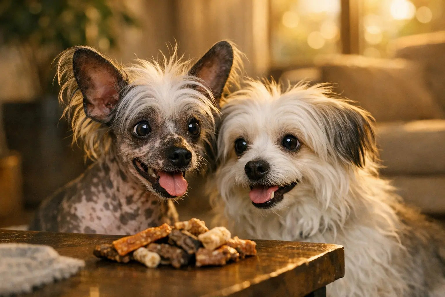 Chinese Crested Dog Hairless and Powderpuff Companion