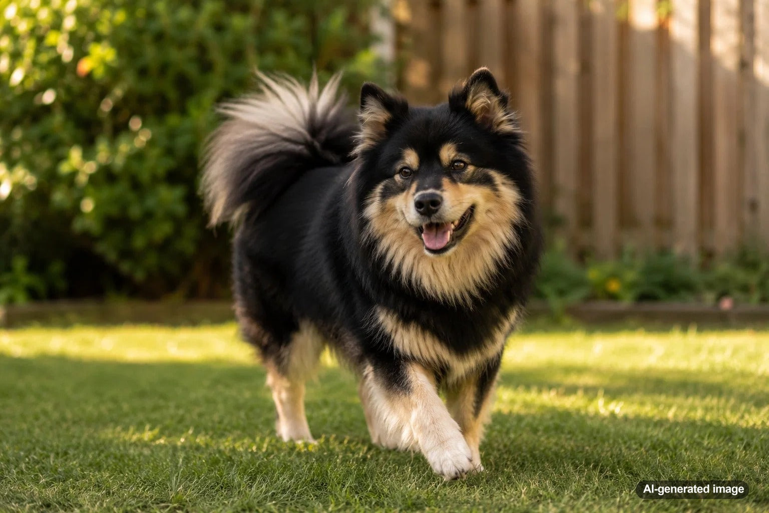 Finnish Lapphund, a friendly fluffy Arctic herding dog