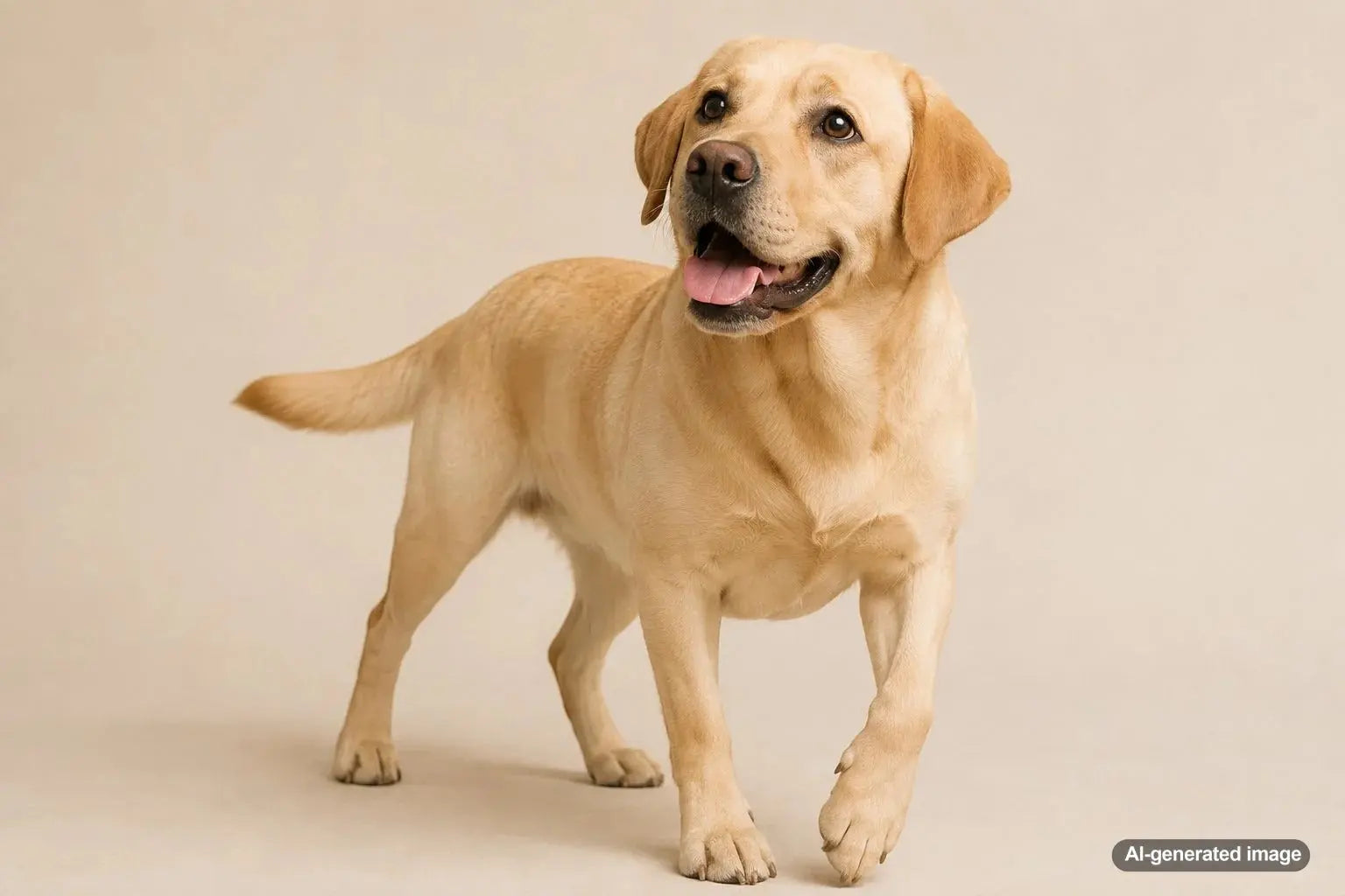 Labrador Retriever enjoying an active family lifestyle and healthy dog treats