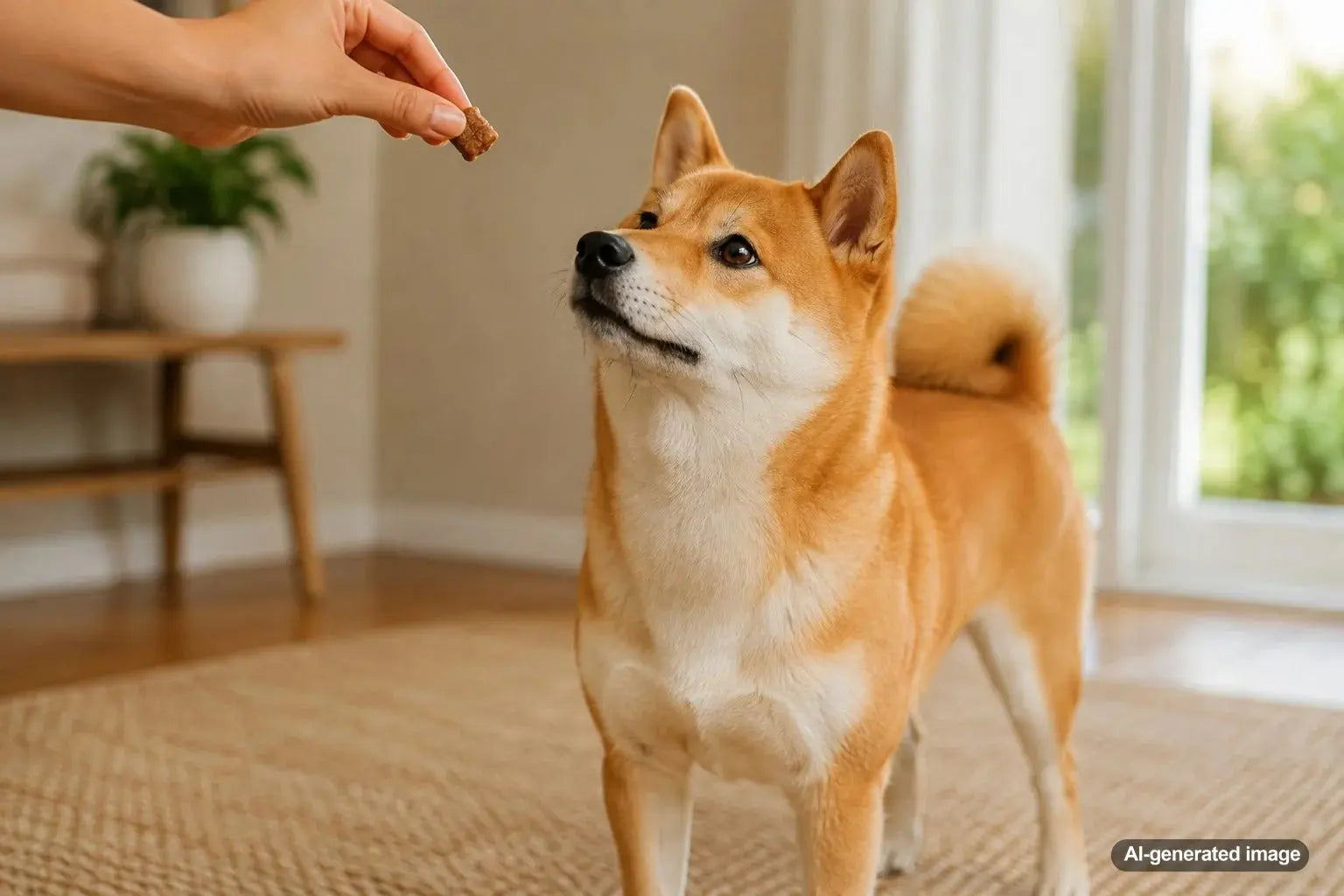 Shiba Inu with a foxlike face and alert expression representing the breed's independent and dramatic personality