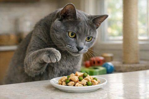 High protein cat treats used for enrichment activities for indoor cats