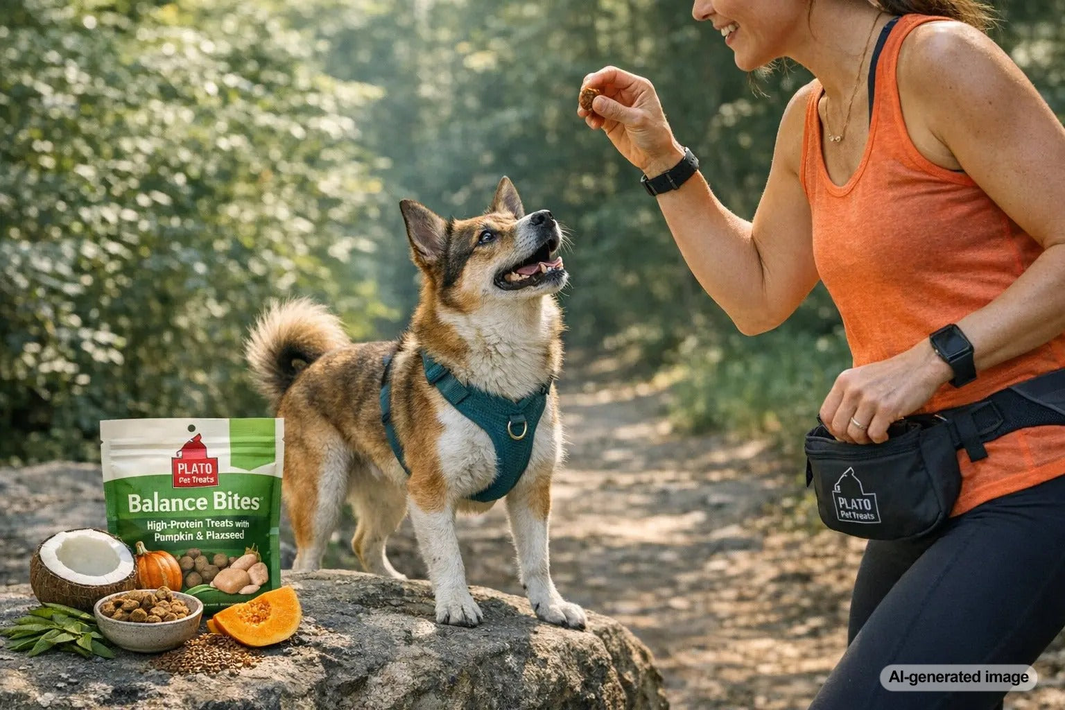Dog and cat treats showing holistic nutrition with balanced protein fat and fiber
