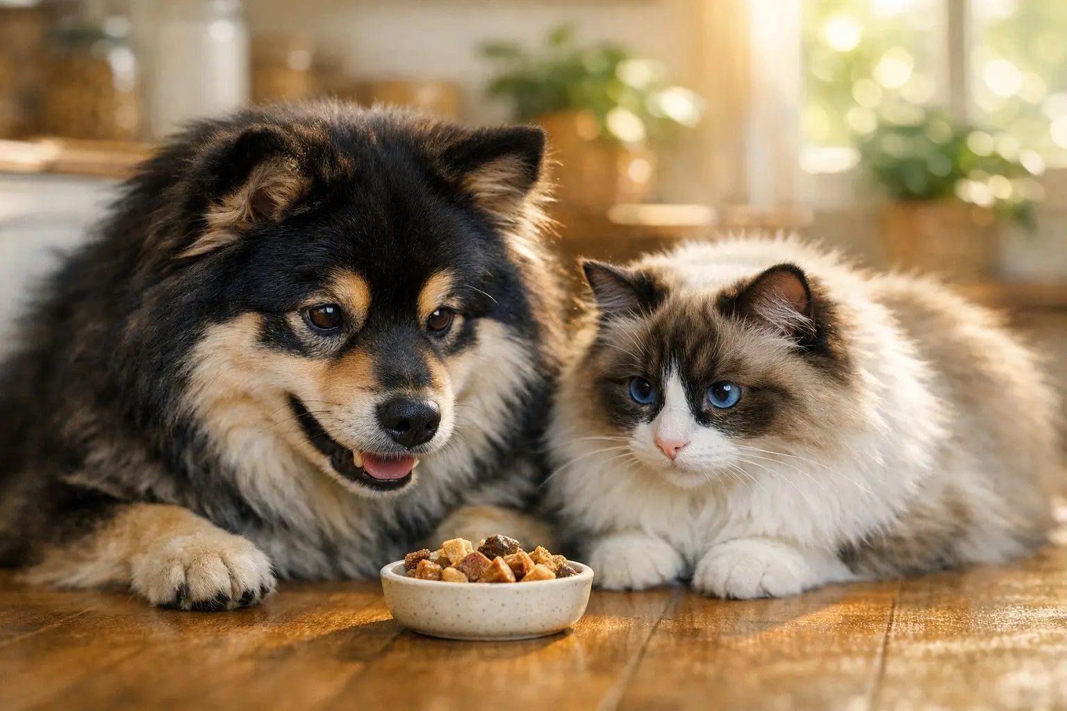 Dog with healthy shiny coat illustrating how collagen supports skin and coat health
