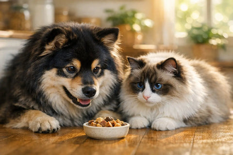 Dog with healthy shiny coat illustrating how collagen supports skin and coat health