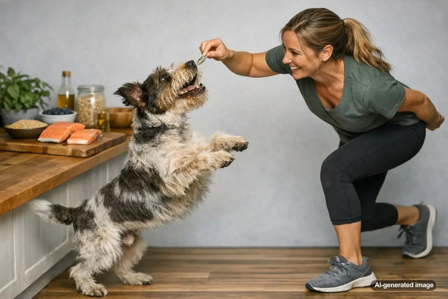 Fish treats for dogs in a limited ingredient treat routine with simple omega rich rewards