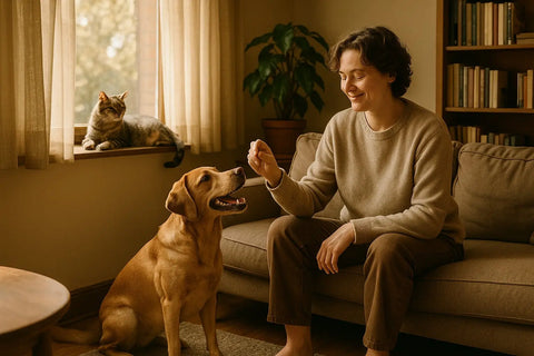 How Pets Improve Mental Health & Well-being - Plato Pet Treats