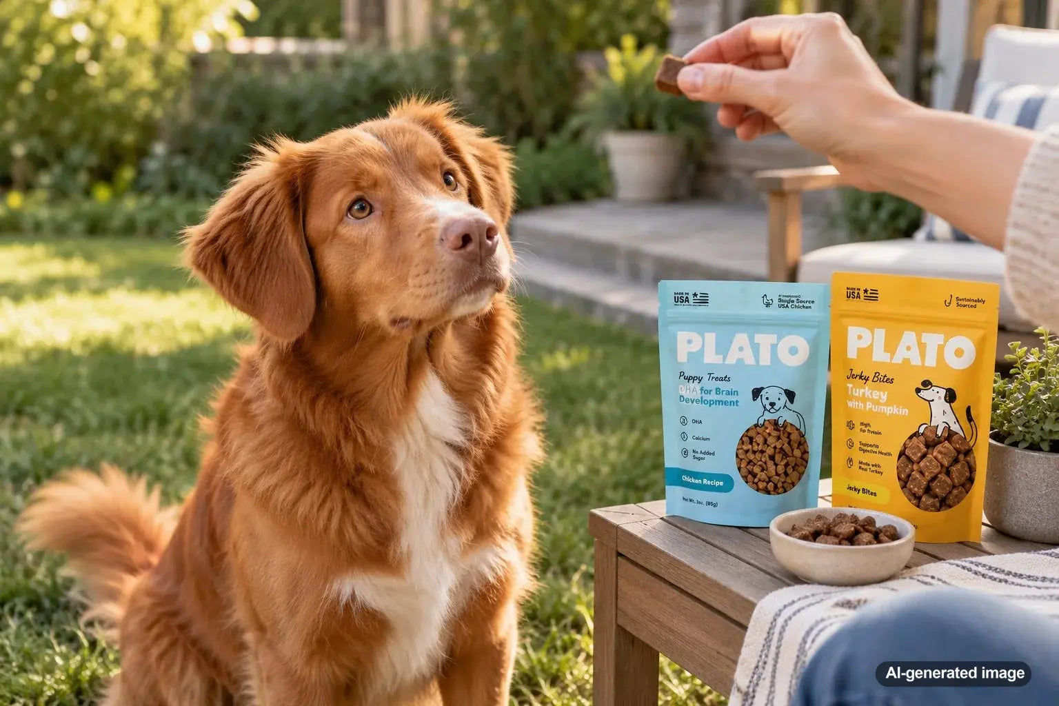 Organized selection of dog treats for a simple budget-friendly treat rotation