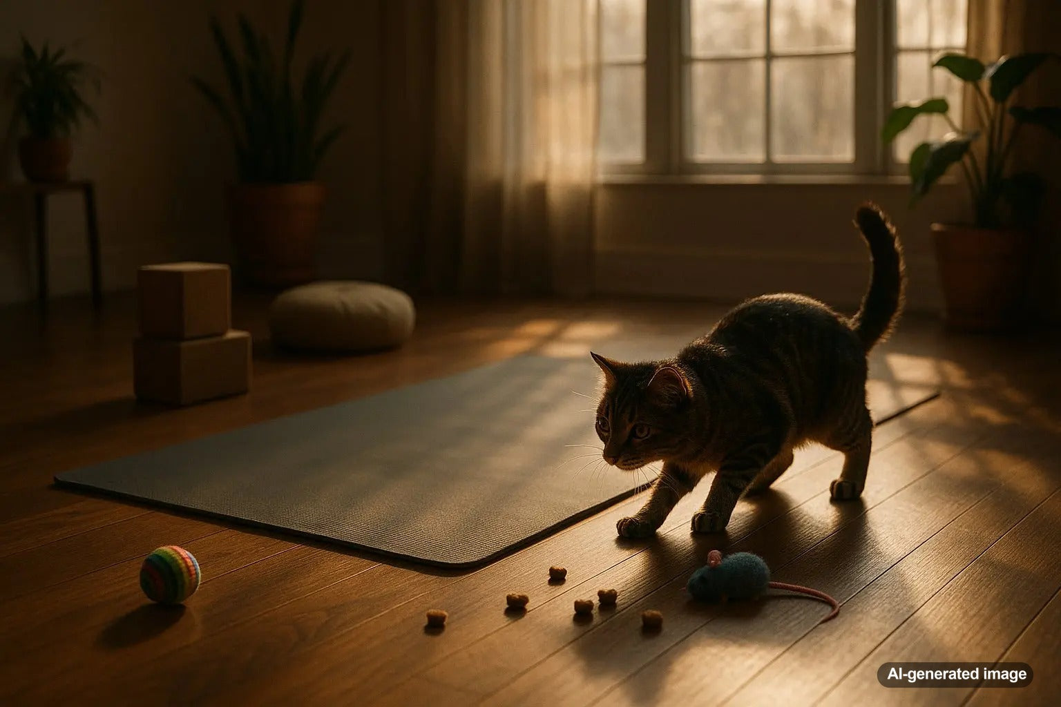 How to Cat-proof Your Yoga Mat: A Survival Guide