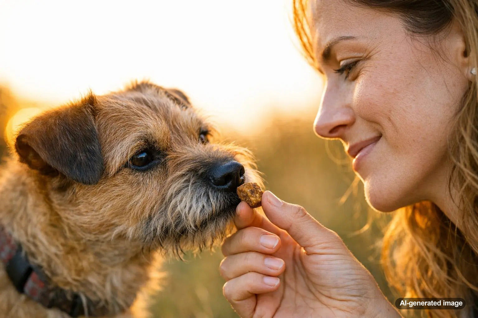 Dog and cat enjoying new Plato Pet Treats introduced slowly for gentle digestion