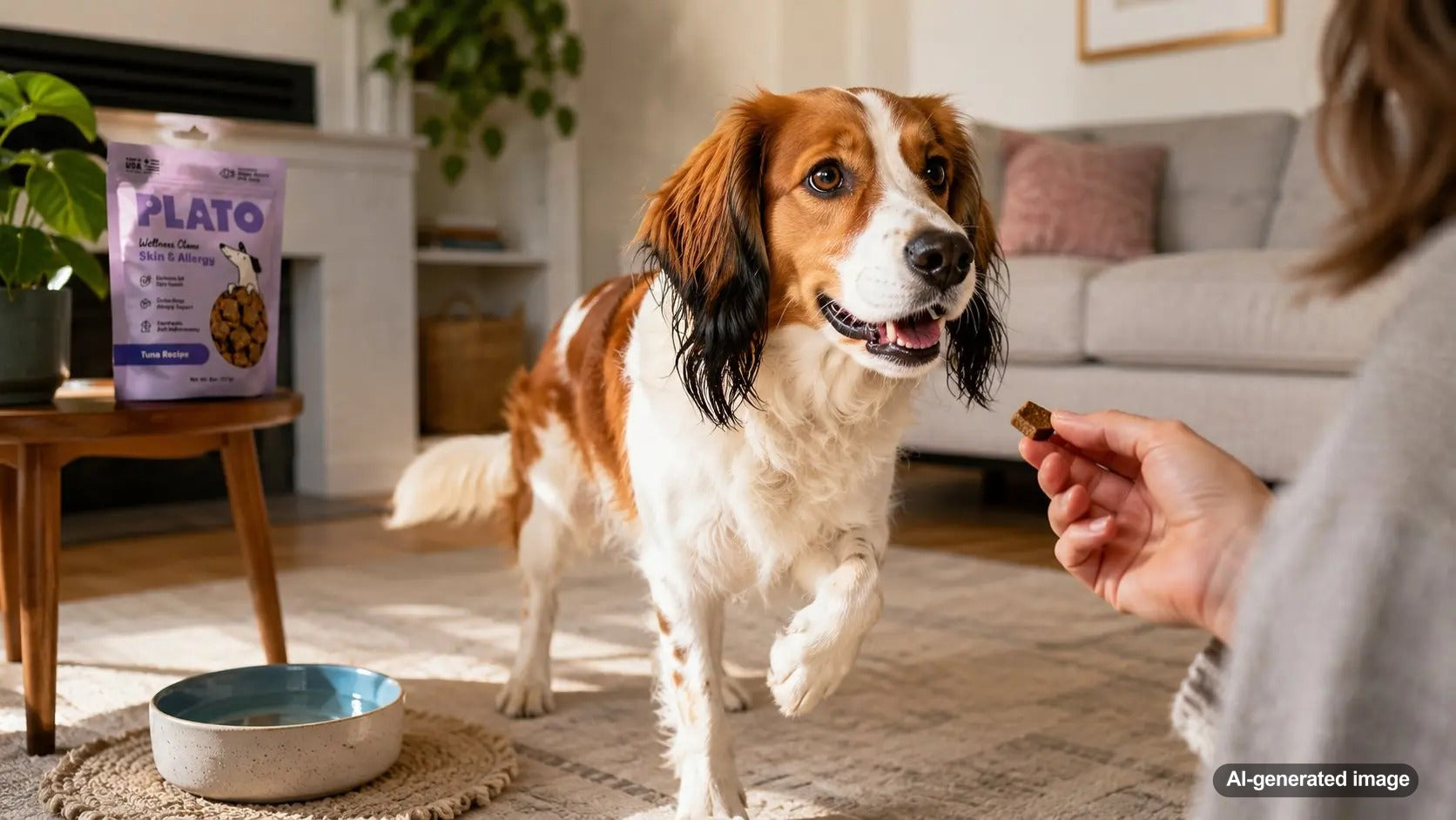 Air-dried Plato Pet Treats showing the role of moisture in treat texture, aroma, hydration, and nutrition