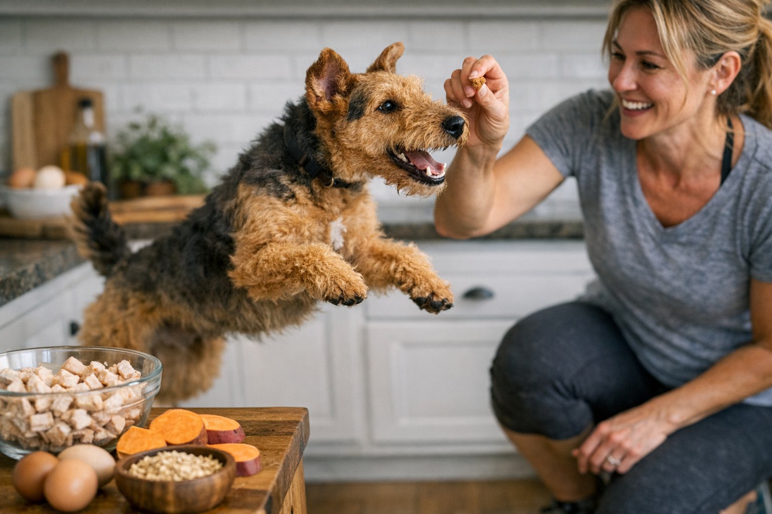 Limited ingredient dog treats for dogs with chicken sensitivities featuring simple chicken-free snack options