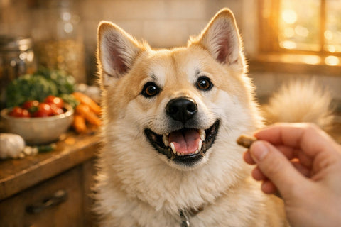 Motivation Matters Selecting the Right Treat for Your Dog's Personality featuring happy dogs enjoying Plato Pet Treats