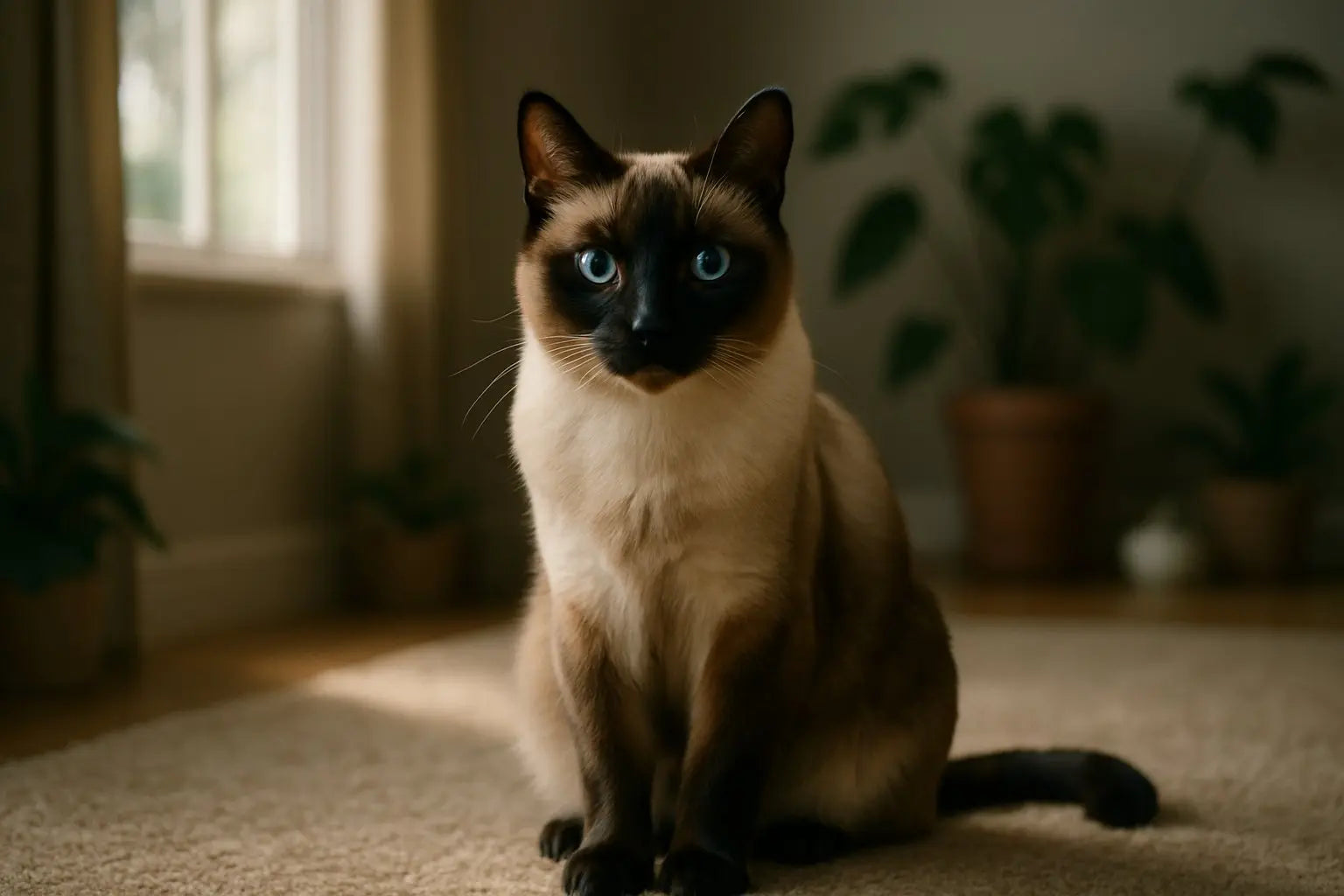 Ojos Azules Cat With Deep Blue Eyes