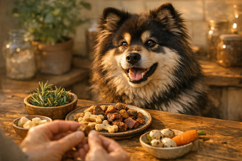 Rosemary extract as a natural antioxidant ingredient used in dog treats for freshness and quality