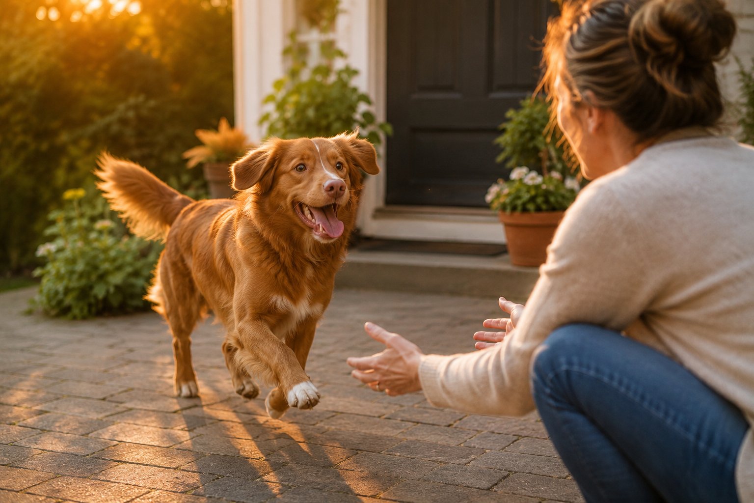 Dog resting calmly at home while learning solutions for separation anxiety