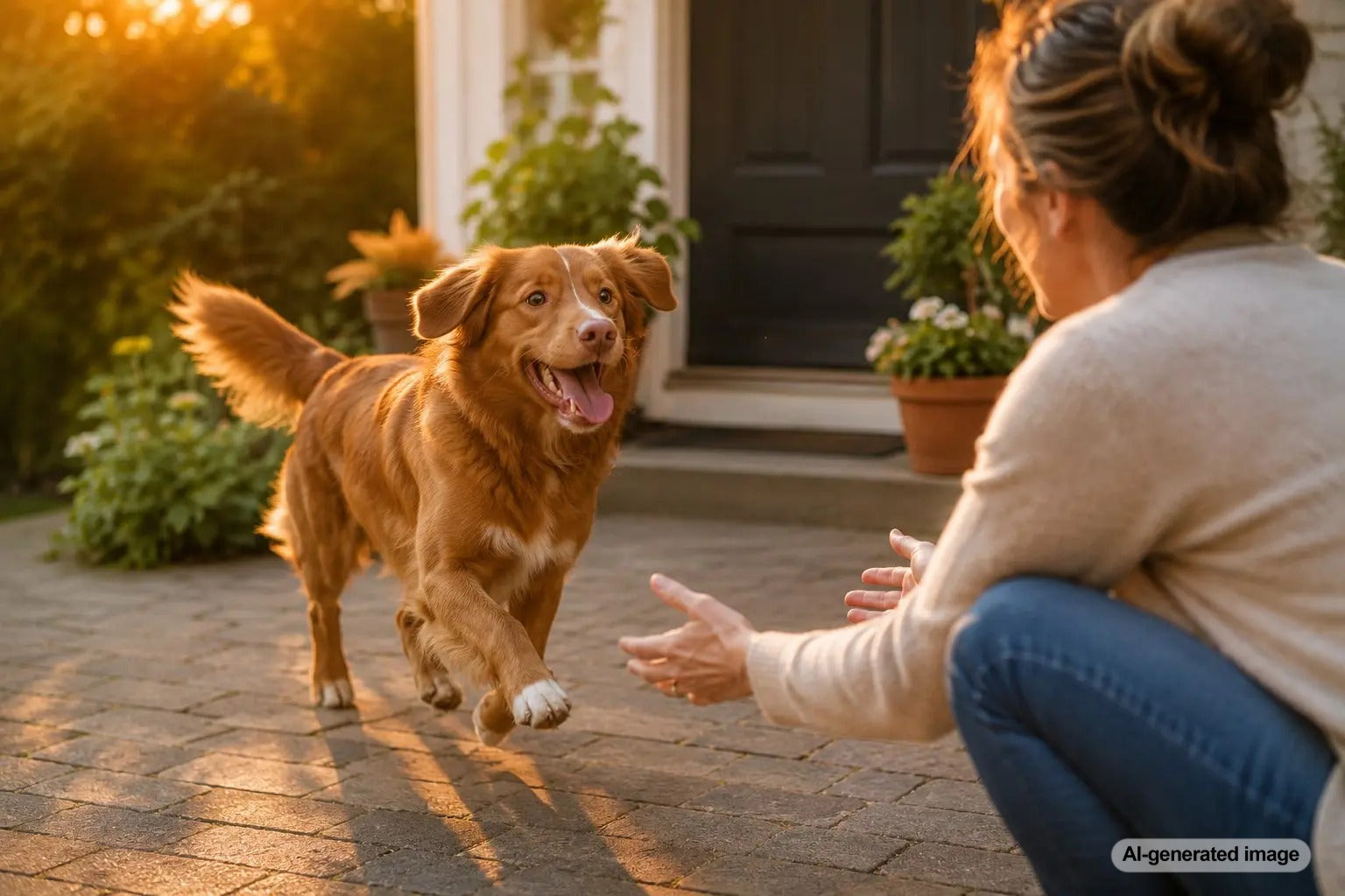 Dog resting calmly at home while learning solutions for separation anxiety