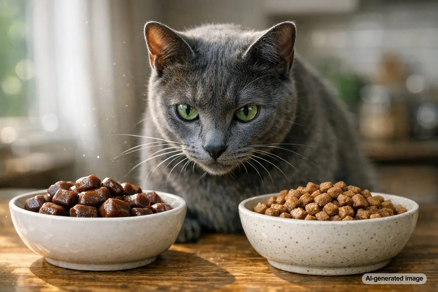 Soft chew treats vs crunchy bites comparison for cats showing texture differences and feline preference