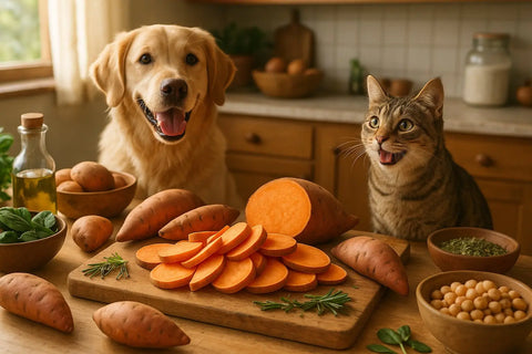 Sweet Potato Treats: A Naturally Tasty Source of Fiber for Dogs