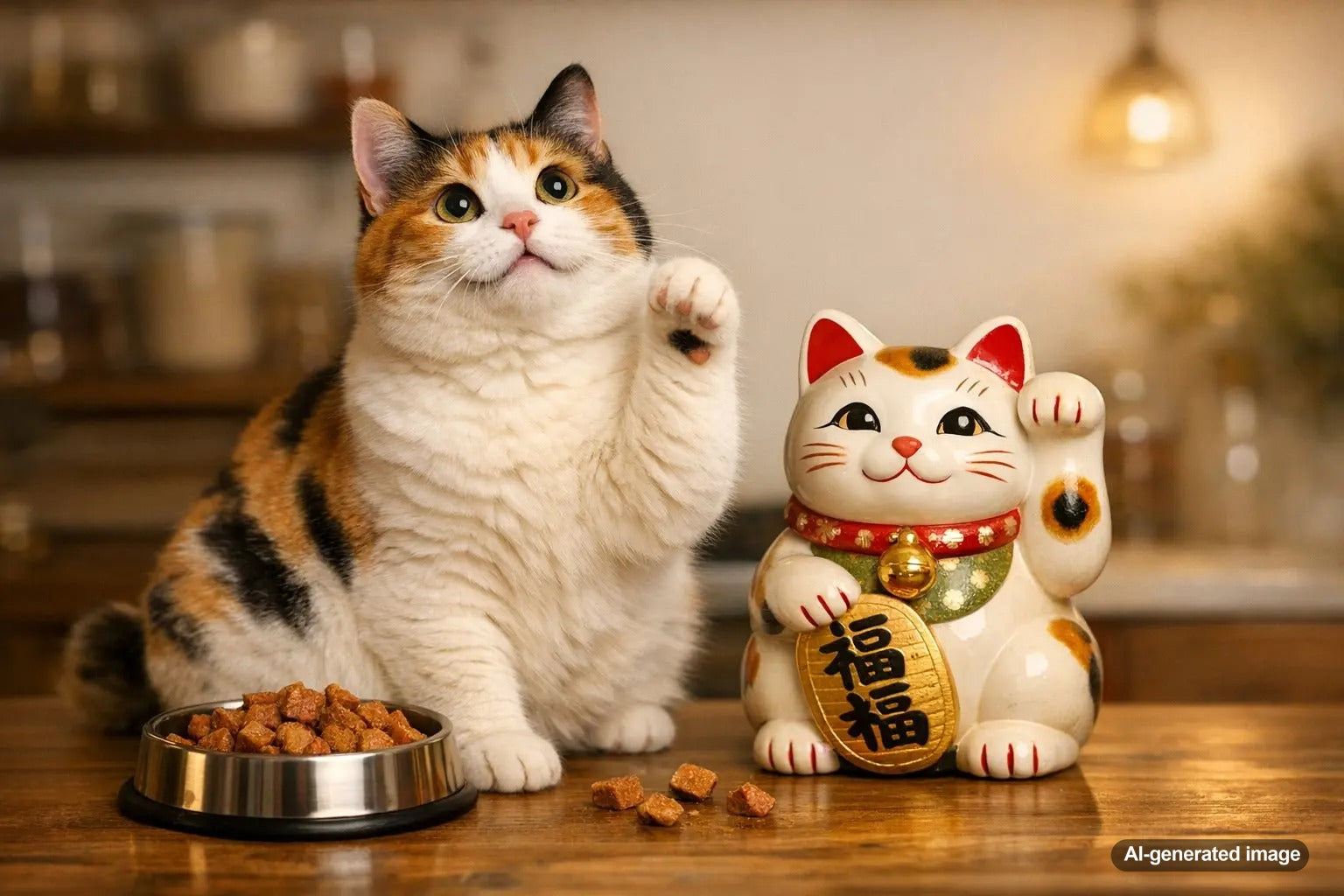 The Japanese Lucky Cat Maneki-neko symbol of good fortune and feline charm