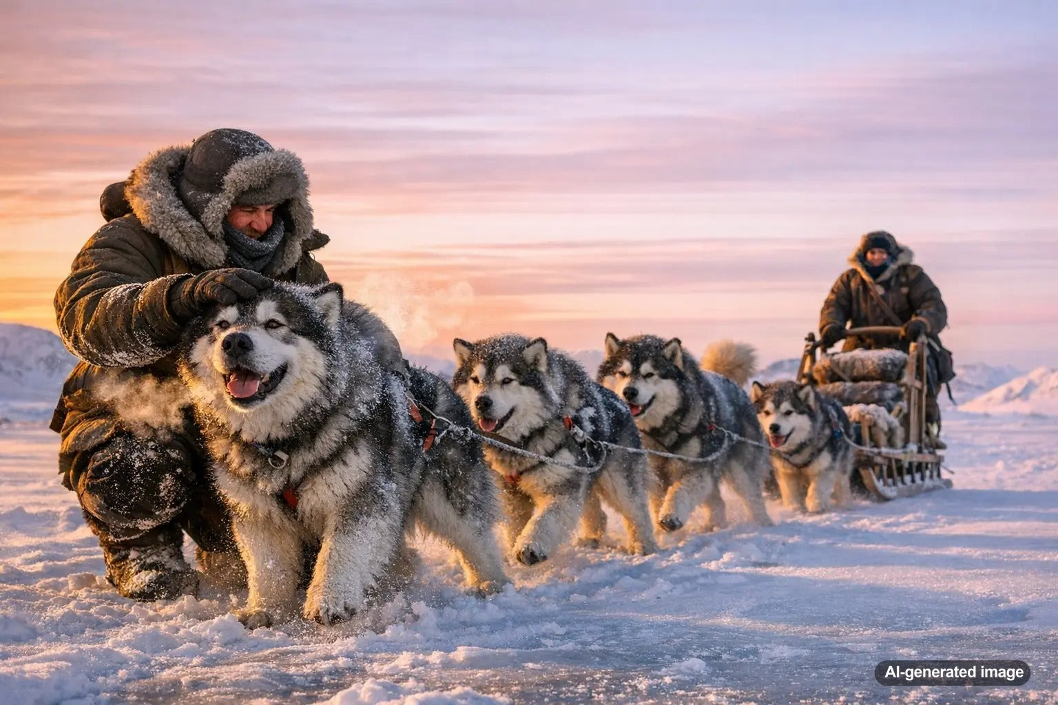 The History of the Alaskan Malamute in Polar Expeditions