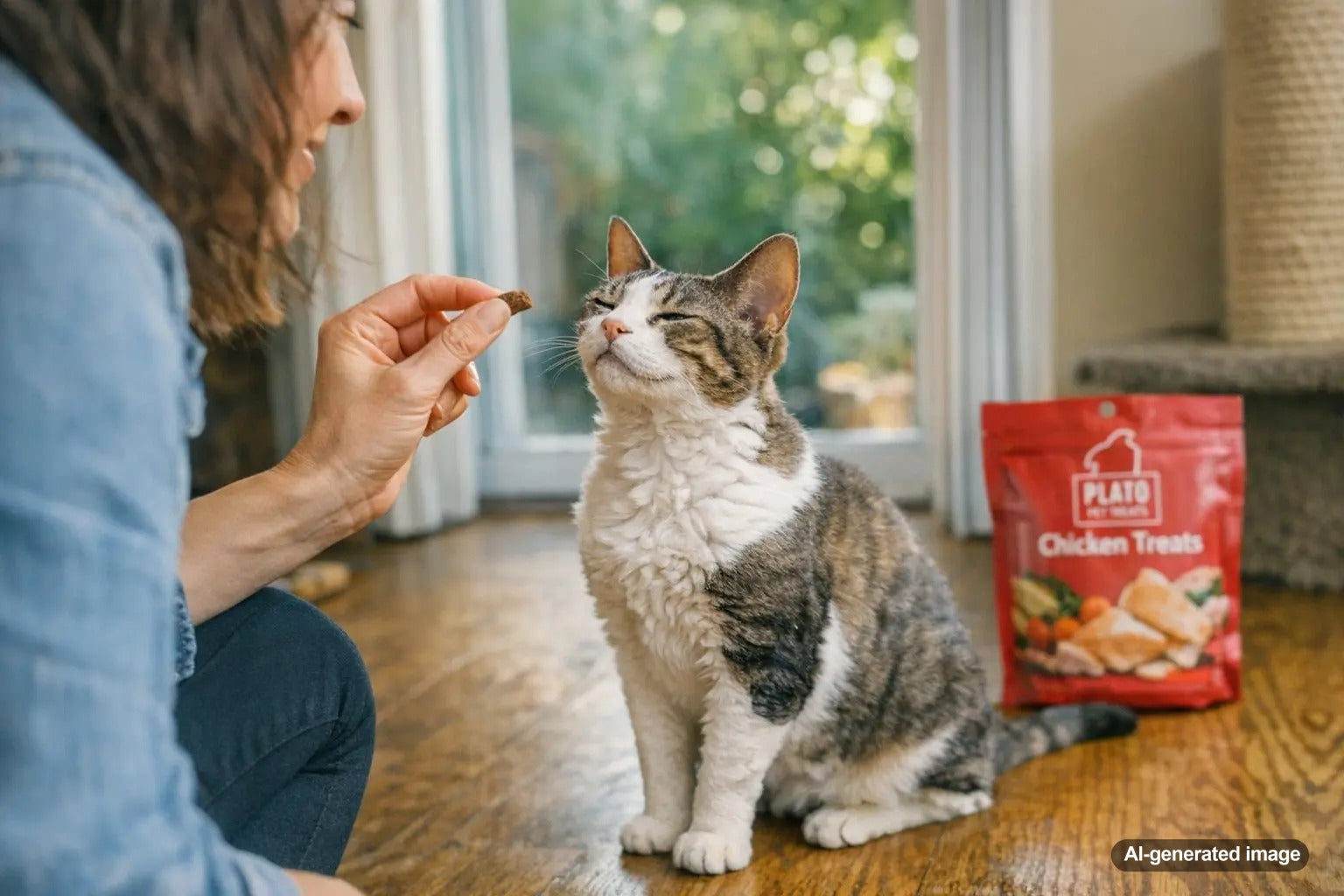 Relaxed cat giving a slow blink as a sign of trust and affection
