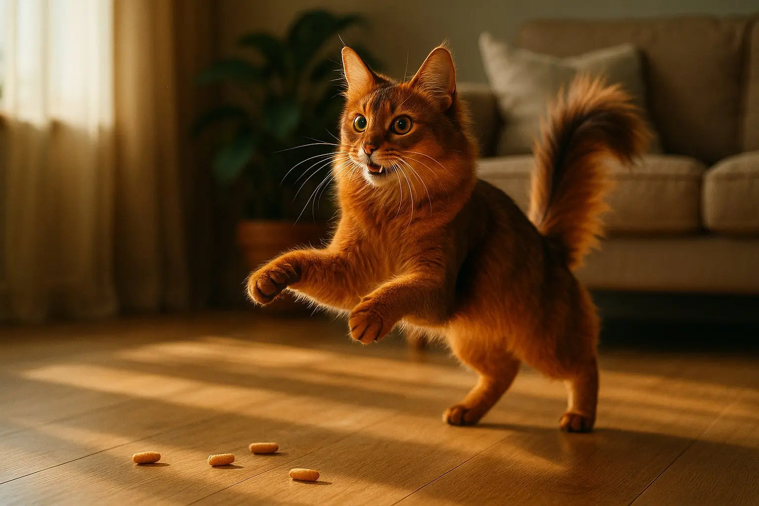 Somali cat - fox like furry companion