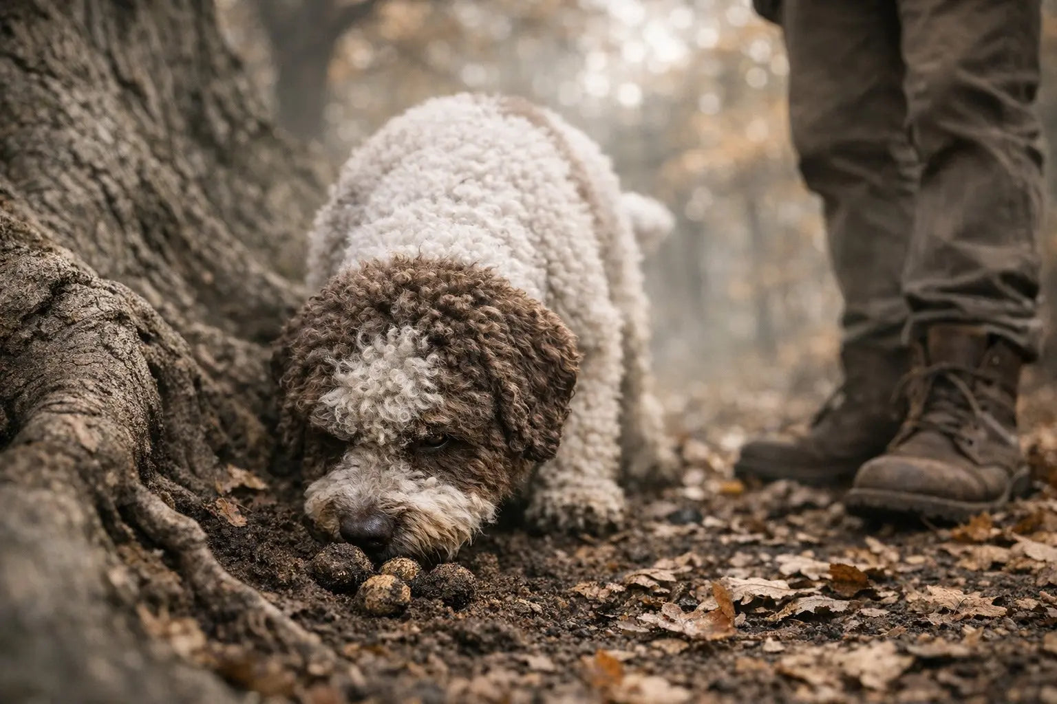 Lagotto Romagnolo dog featured for The Truffle-hunting Past of the Lagotto Romagnolo blog post