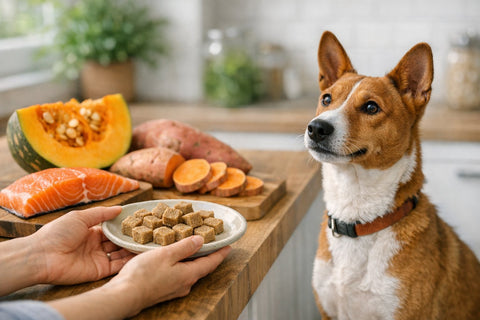 Gentle dog treats for dogs with chronic GI issues and sensitive stomachs