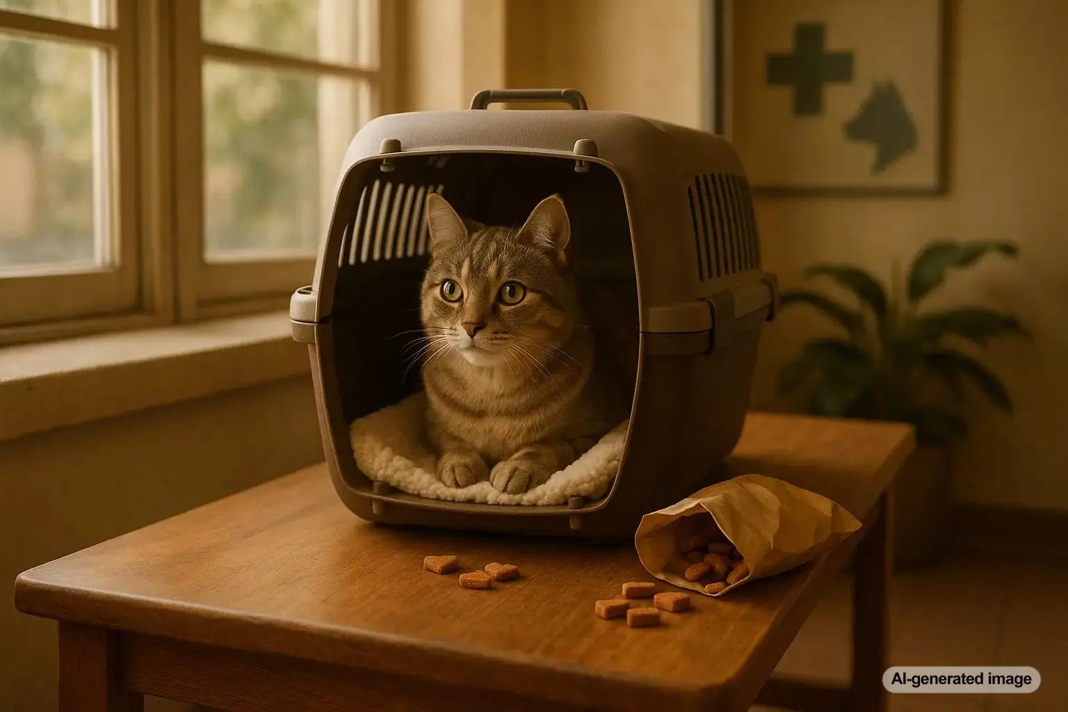 Using Treats to Help Your Cat Tolerate Carrier Rides and Vet Visits