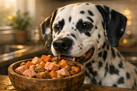 Low purine treat options for a Dalmatian prone to bladder stones